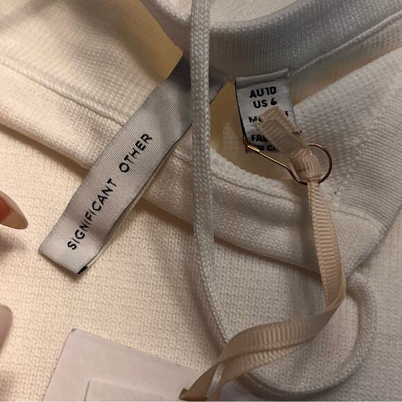 Significant Other Ivory Knit Skye Maxi Skirt Size 6 NWT - Picture 5 of 9